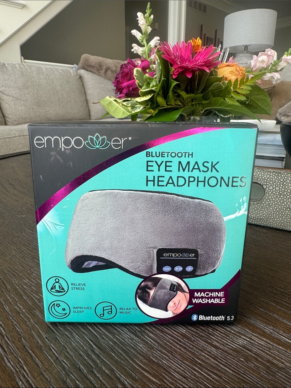 Empower Sleep Mask with Built in 5.3 Bluetooth Headphones NEW